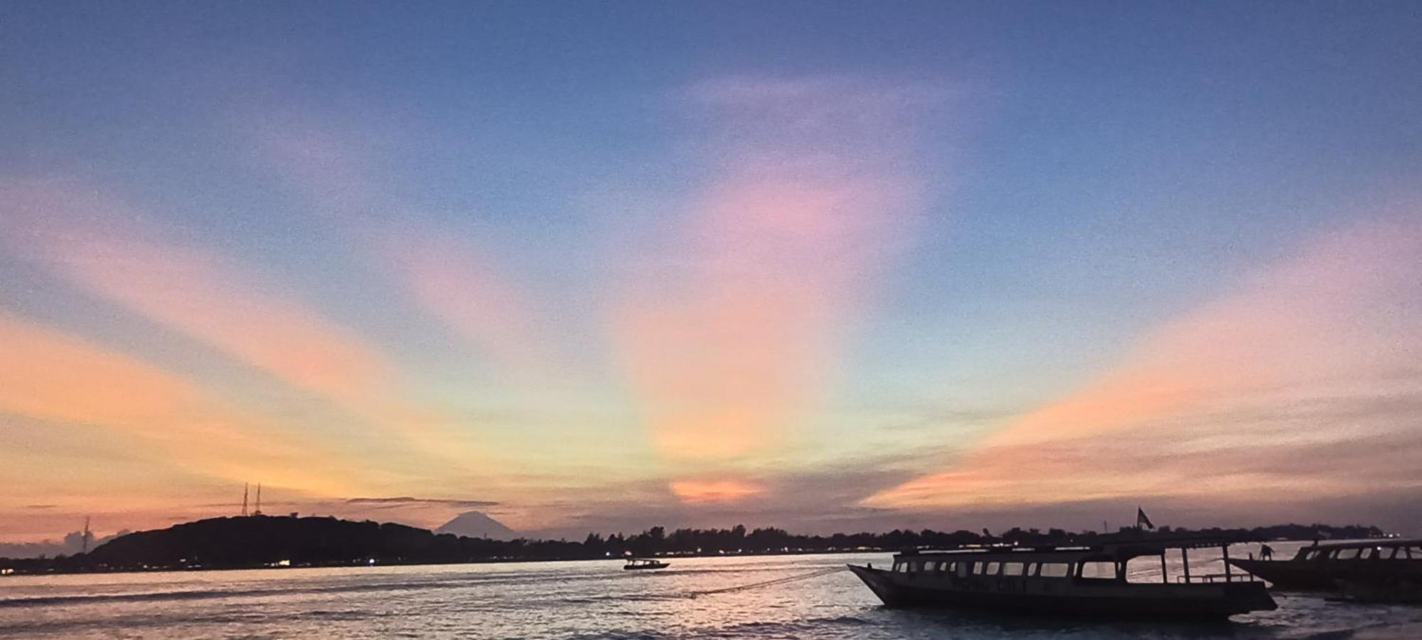 Kampung Meno Bungalows Gili Meno Exteriör bild
