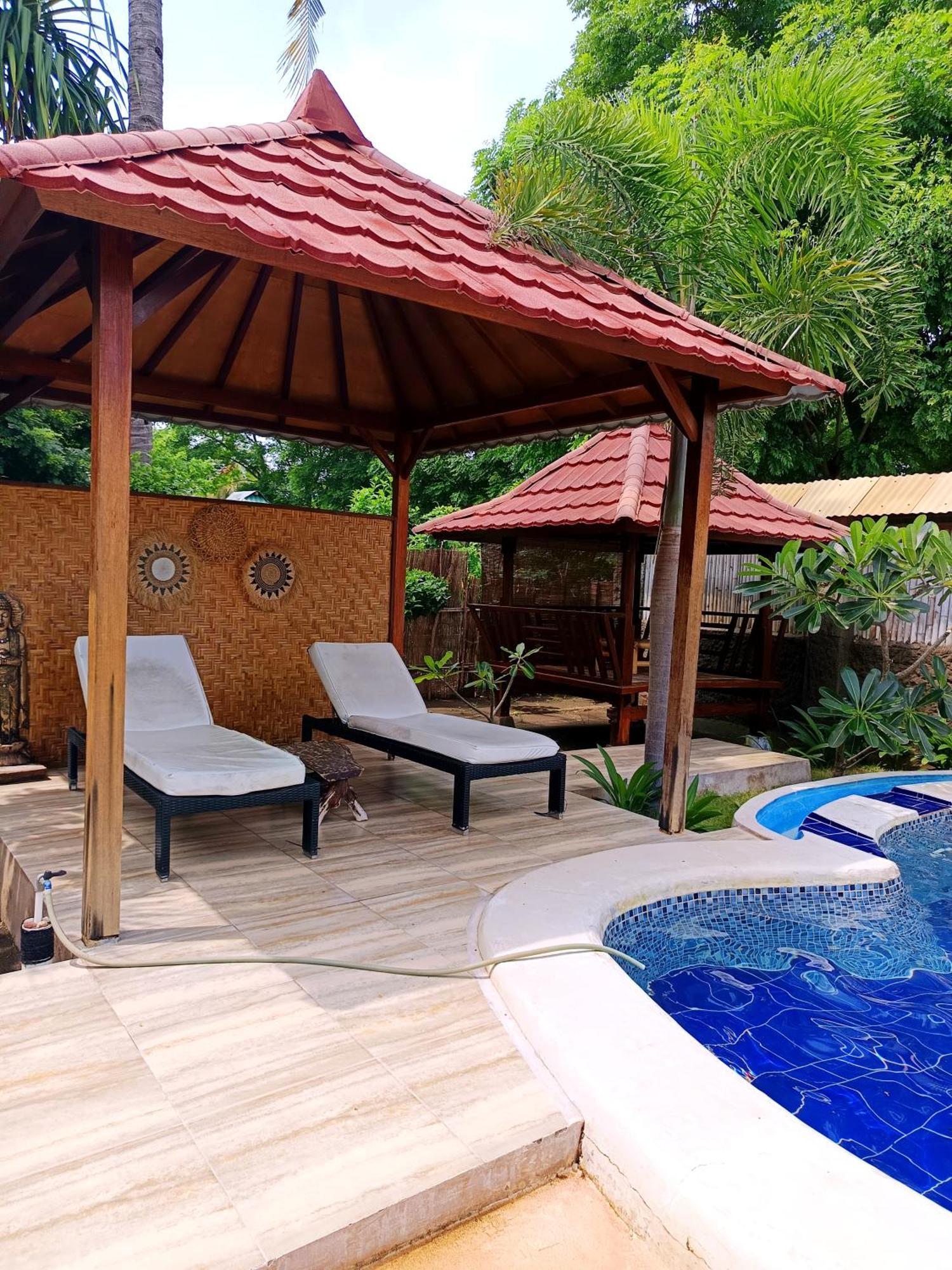 Kampung Meno Bungalows Gili Meno Exteriör bild