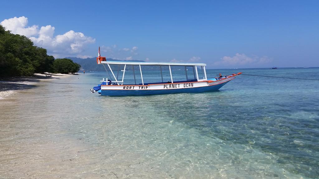 Kampung Meno Bungalows Gili Meno Exteriör bild