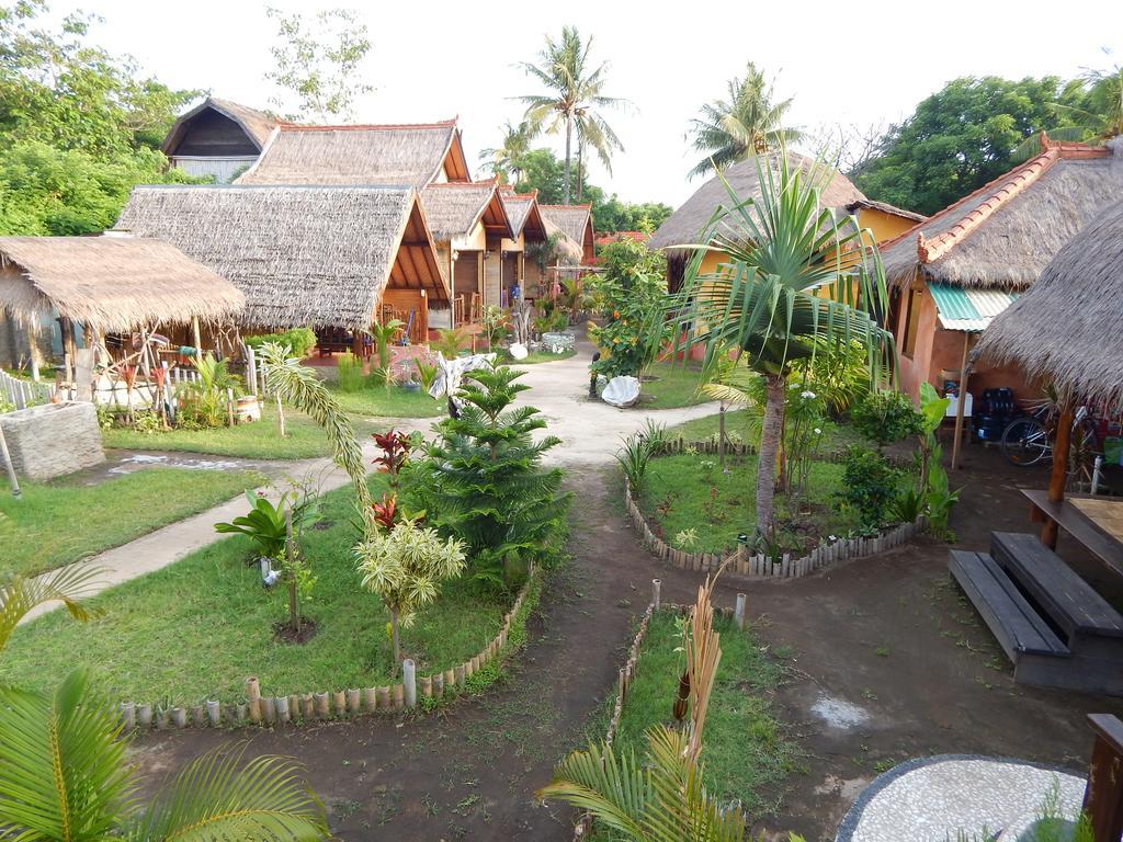 Kampung Meno Bungalows Gili Meno Exteriör bild
